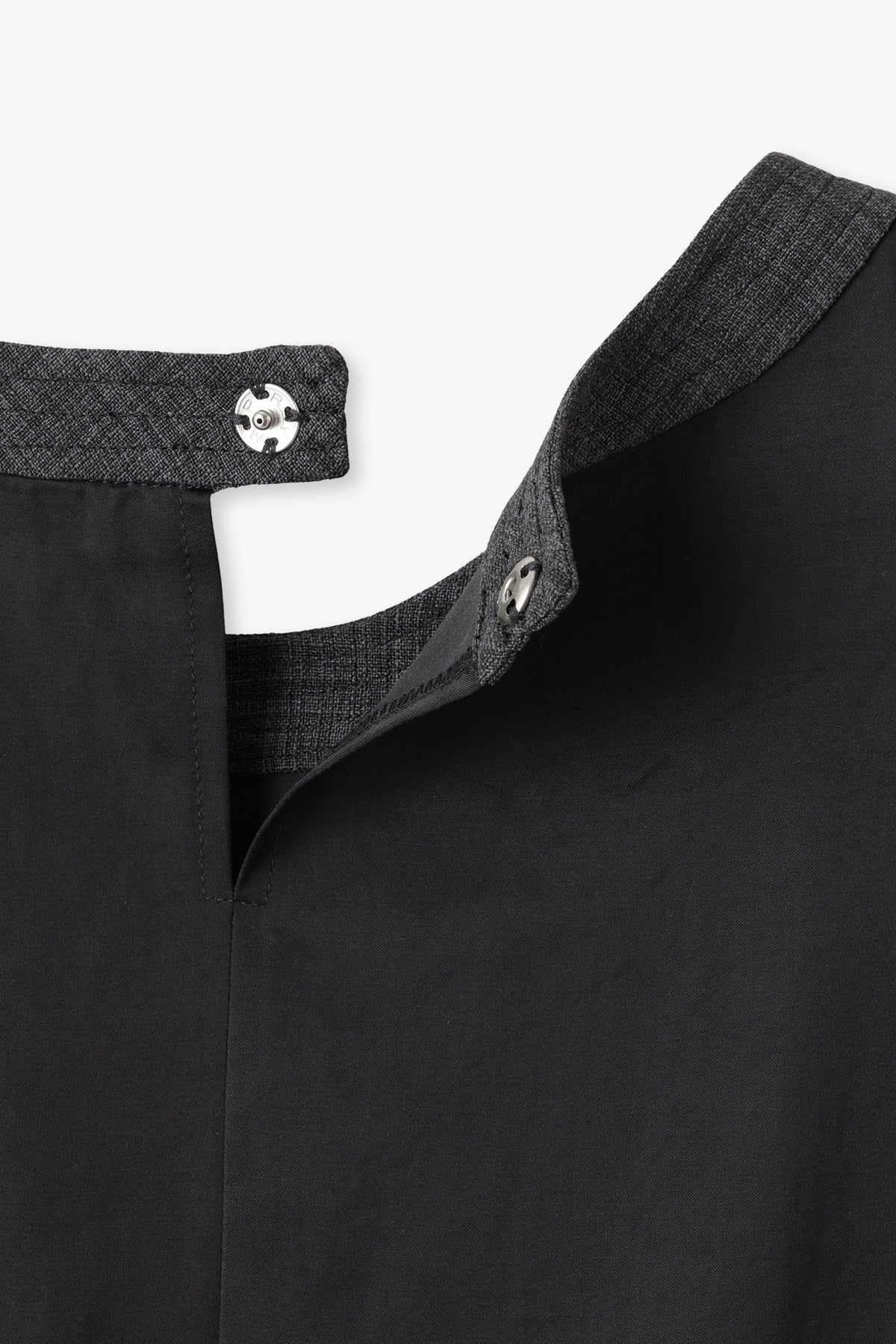 Cotton Satin Summer Dress / Black