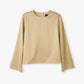 Satin Shoulderpad Blouse / Gold