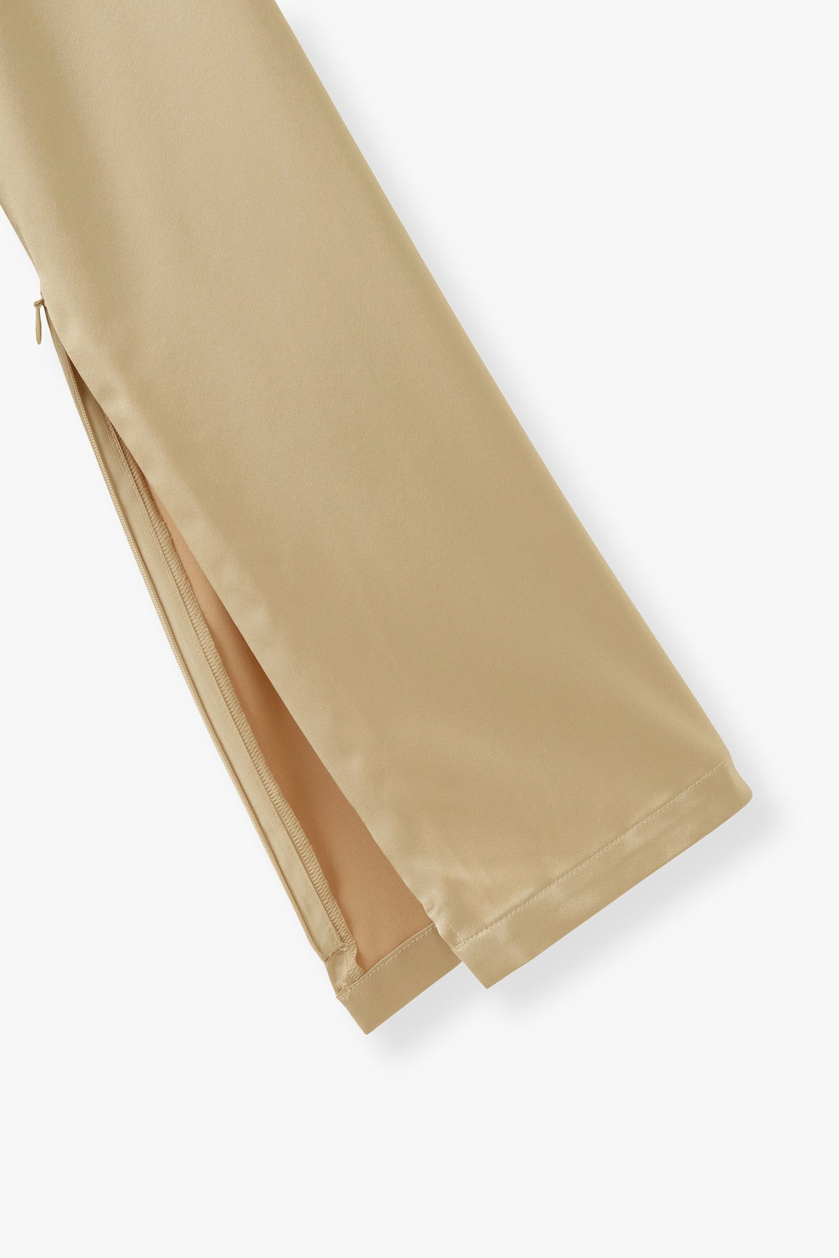 Satin Shoulderpad Blouse / Gold