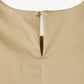 Satin Shoulderpad Blouse / Gold