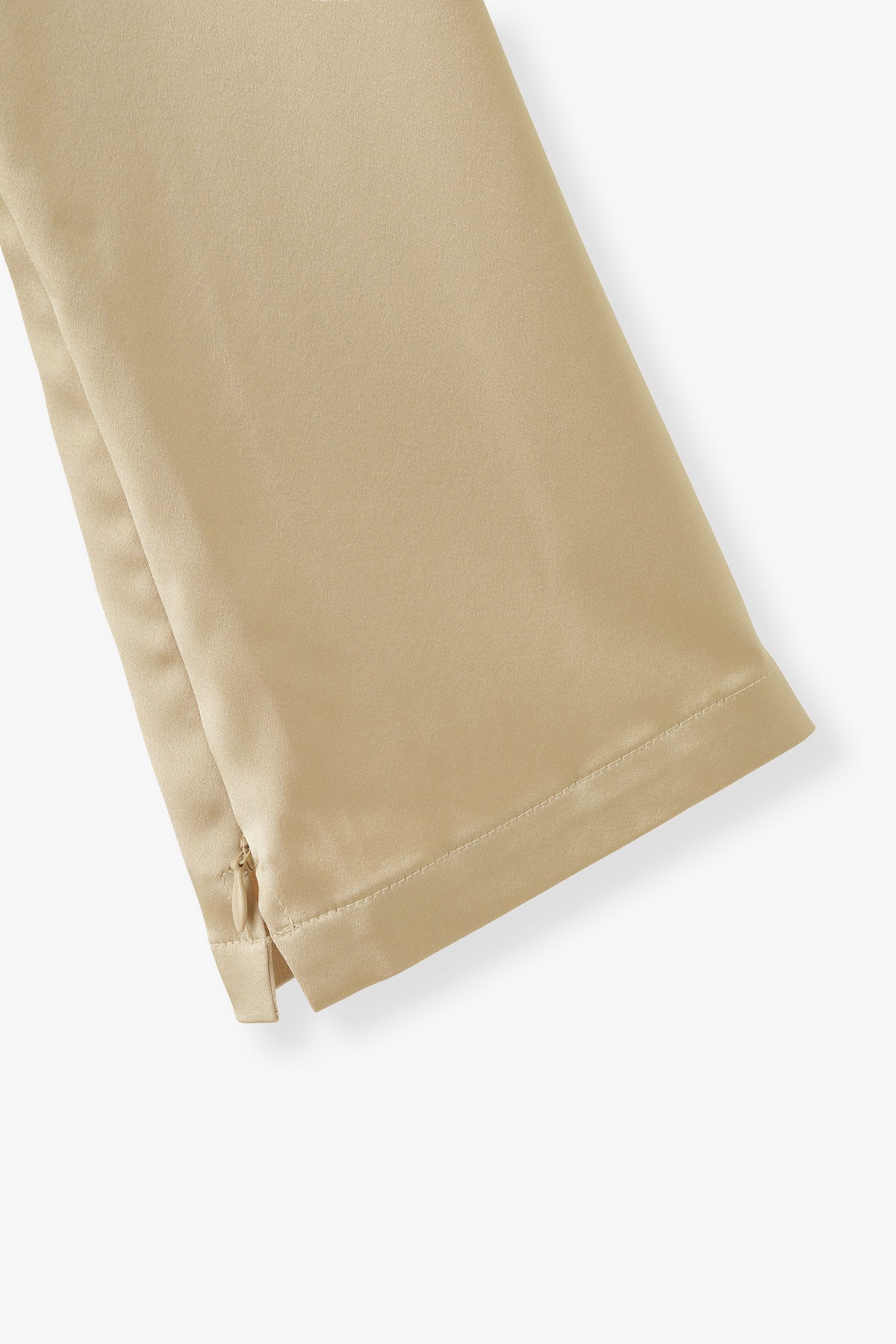 Satin Shoulderpad Blouse / Gold