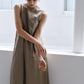 Cotton Satin Summer Dress
