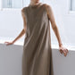 Cotton Satin Summer Dress
