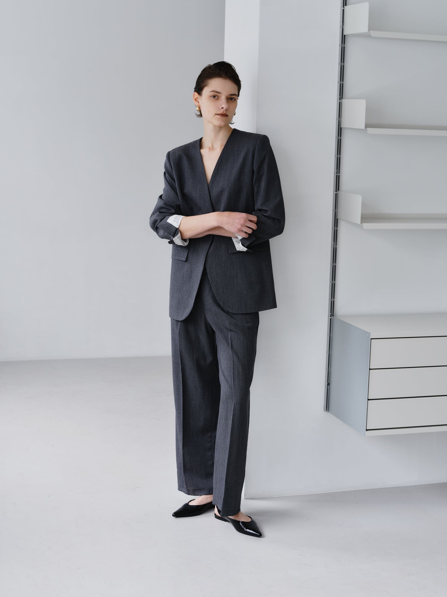 Wool Pants / Beige