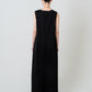 Cotton Satin Summer Dress / Black