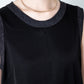 Cotton Satin Summer Dress / Black