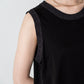 Cotton Satin Summer Dress / Black