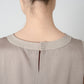 Cotton Satin Summer Dress / Khaki
