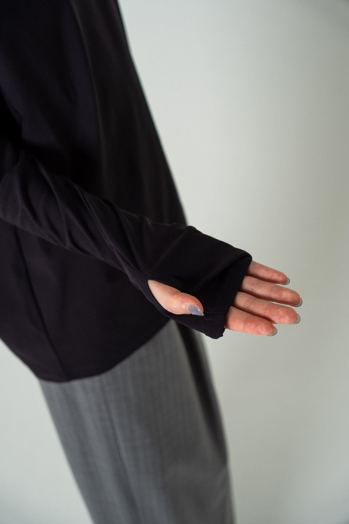 UVcut Jersey Tops / Black