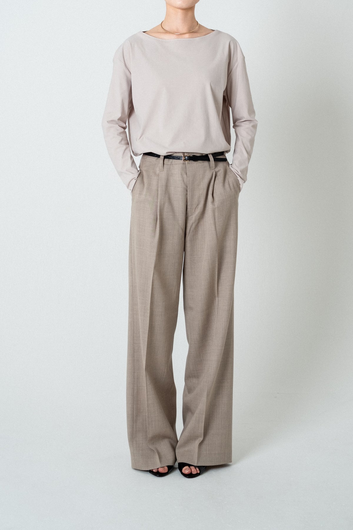 Wool Pants / Beige
