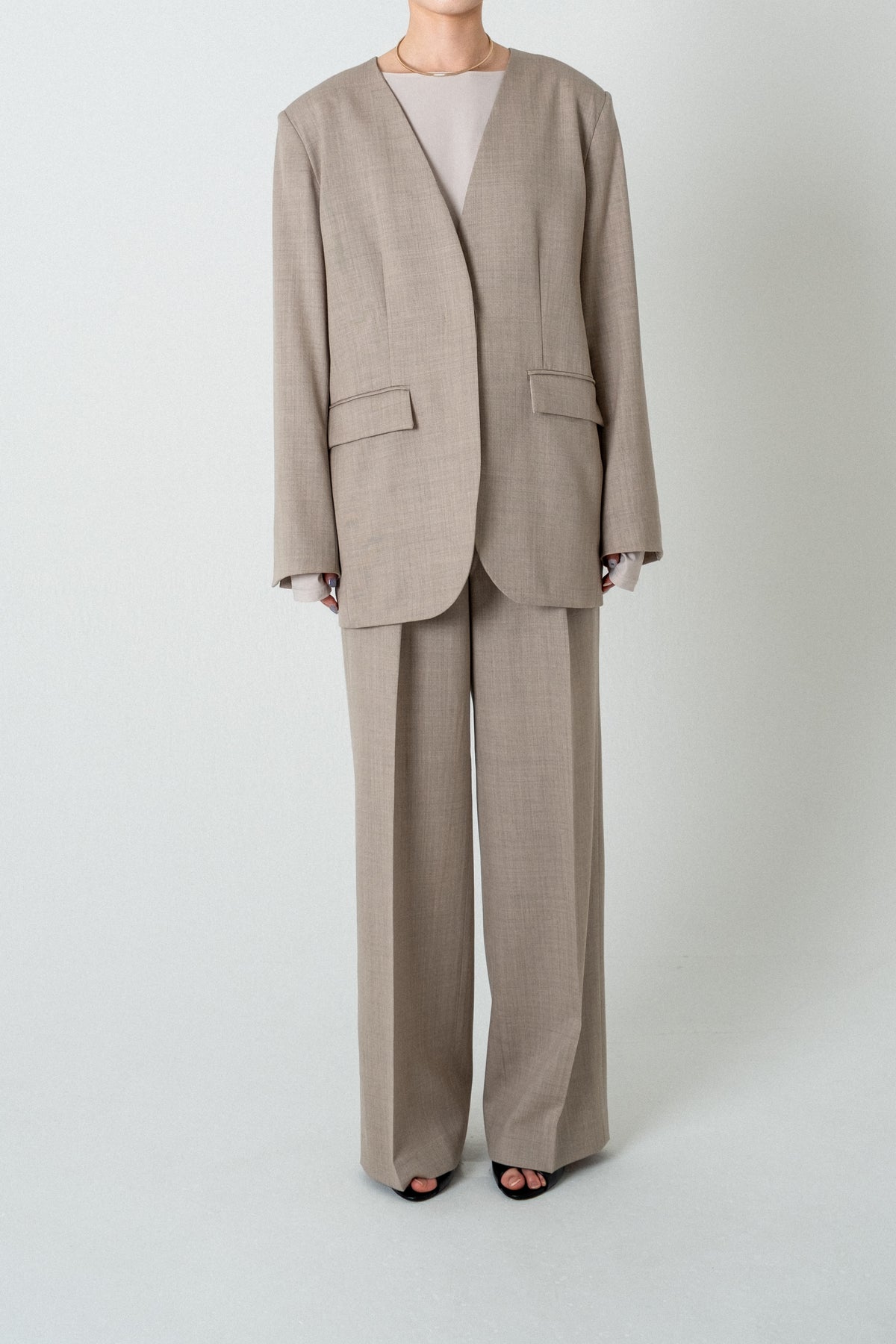 Wool Pants / Beige