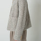 Fancy Tweed Short Jacket / Mix