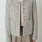 Fancy Tweed Short Jacket / Mix