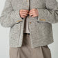 Fancy Tweed Short Jacket / Mix