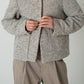 Fancy Tweed Short Jacket / Mix
