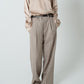 Satin Shoulderpad Blouse / Gold