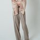 Satin Shoulderpad Blouse / Gold