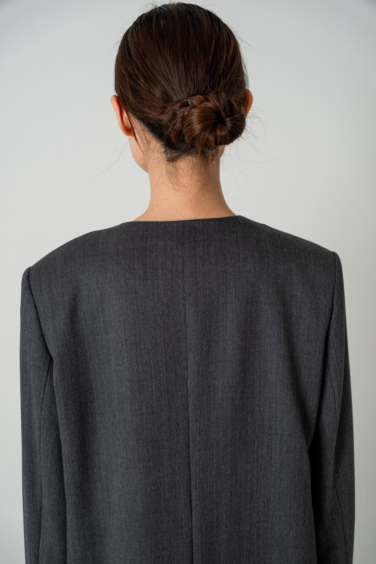 Knep Tweed Shiot Jacket / Dark Gray