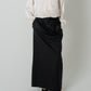 2way Bowtie Satin Blouse / White