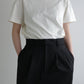 FRESH COMPACT TEE（和歌山カットソー）ーOFF WHITE/WOMEN