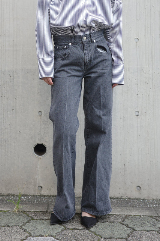 Center Press Jeans（kojima denim）ーGRAY