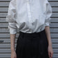 【PRE ORDER】2Way Stripe Shirt（Banshu-Ori）ーWHITE