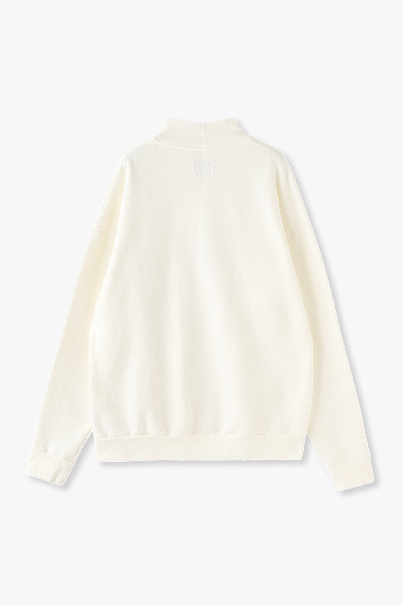 MELT MOCK NECK PULLOVER（和歌山裏毛）ーOFF WHITE – inthemood